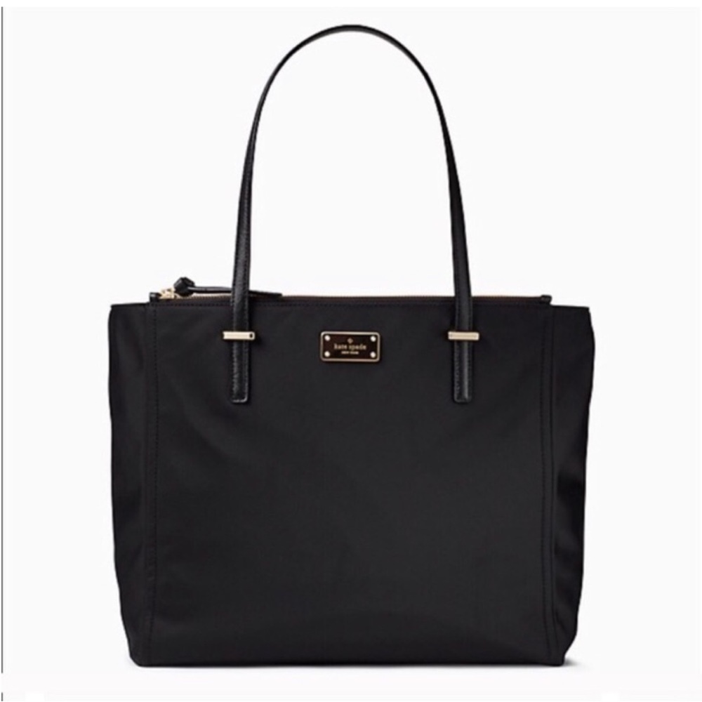 Kate Spade Black Dawn Breezy Large Satchel